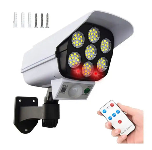 LAMPARA SOLAR TIPO CAMARA CON CONTROL
