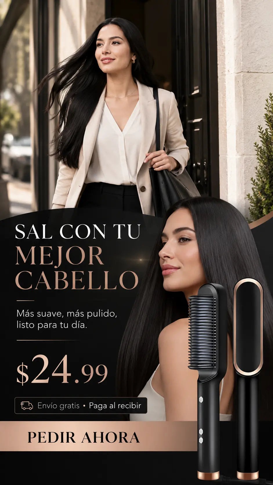 Pedir cepillo alisador con envío gratis y pago al recibir